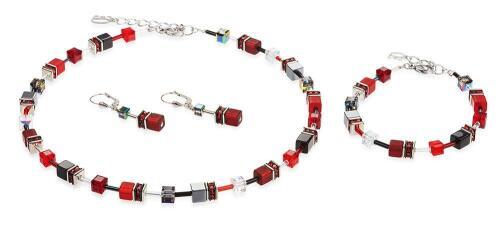 Geo Cube Red Necklace
