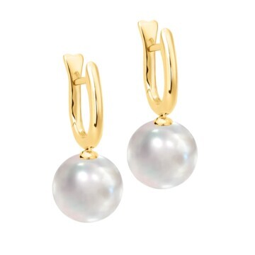 South Sea Pearl Huggie Earrings
