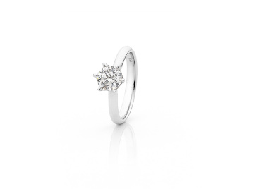 KTJ Signature Solitaire Diamond Engagement Ring