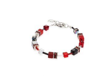 Geo Cube Red Bracelet