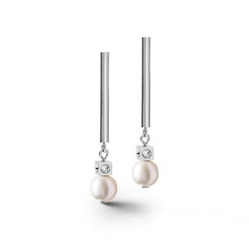 Freshwater Pearls on Stainless Steel Earrings
