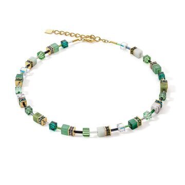 Geo Cube Iconic Green Necklace