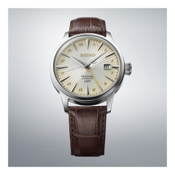 Seiko Presage Cocktail Time 'Acacia' GMT Watch - SSK041J